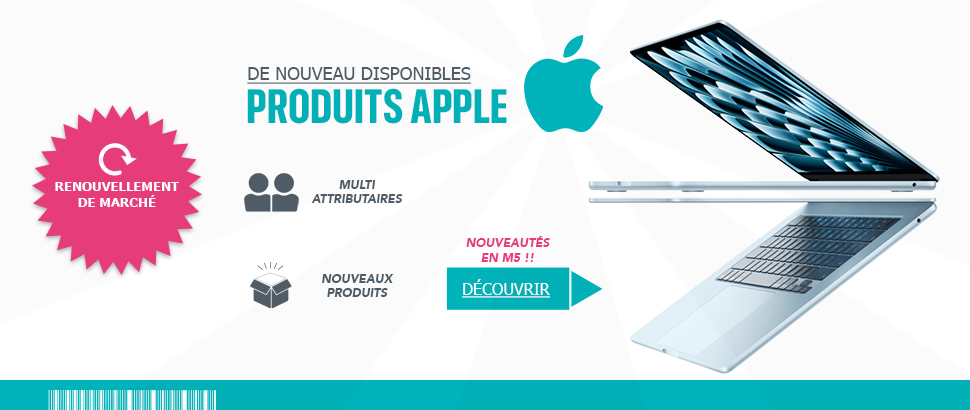 Vous pouvez de nouveau commander les produits Apple