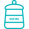 Sucre, farine, aide à la pâtisserie