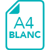 Format A4 Blanc