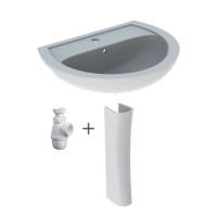 Lavabo Bastia  60x47 sur colonne