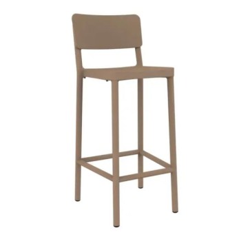 Tabouret Lisboa Alto extérieur polypropylène et fibre de verre H102.2 cm