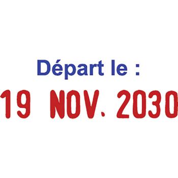 Dateur auto trodat 4850 + 2lignes
