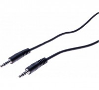 Cable stéreo jack 3.5 mm noir - 1 m