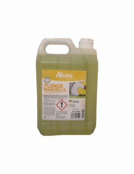 Liquide vaisselle manuelle desinfectant degraissant contact alimentaire 5l