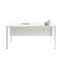 Bureau droit individuel 160 x 80 cm + voile de fond + support Oxi