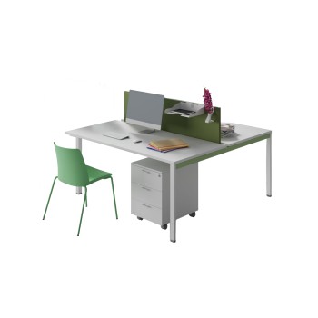 Bureau double indépendant 140 x 165.2 cm