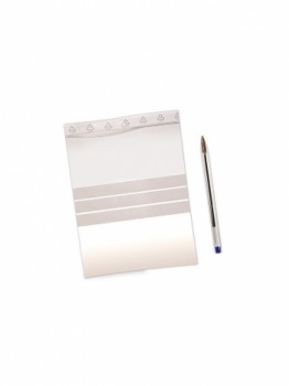 Sachet temoin transparent 18x25 avec zip paquet de 100