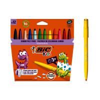 Etui de 12 feutres visacolor xl bic ecolution
