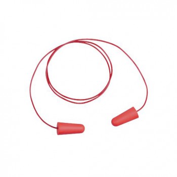Bouchons oreilles rouges SNR 36dB avec cordelette Evolution