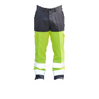 PANTALON HAUTE VISIBILITE
Pantalon haute visibilité avec 2 bandes rétroréfléchissantes par jambe, 
Toutes tailles
