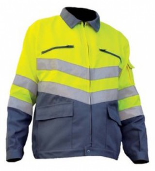 Blouson haute visibilite + sérigraphie