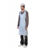 Prot tablier jetable blanc