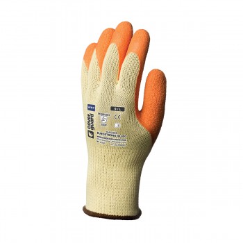 Gant eurogrip 10l800 jaune enduit latex orange