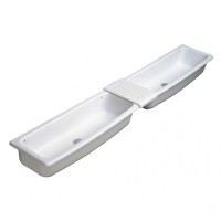 Lavabo auge 95x33 blanc