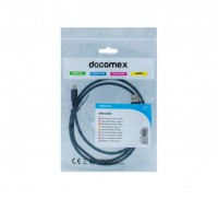 Cable USB 2.0 Type-A / Type-C DACOMEX noir - 1m