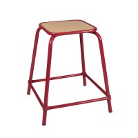 Tabouret assise caree 
