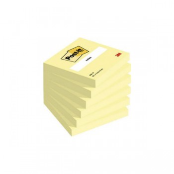 Bloc cube repositionnable 76x76 jaune