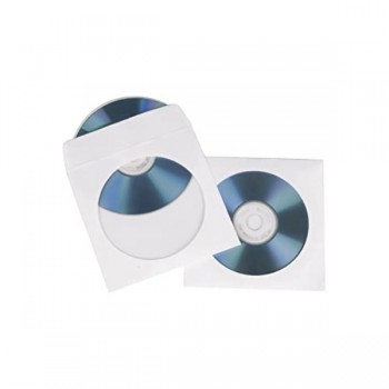 Pochettes de protection en papier pour cd/dvd