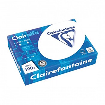 Papier A4 blanc Clairalfa 100G