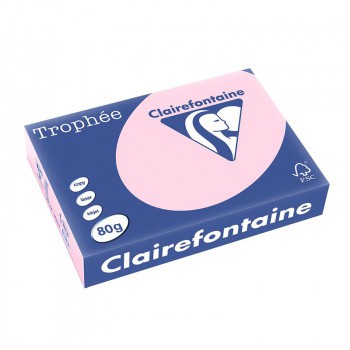 Papier A4 80g divers coloris pastel - Trophée - 500F