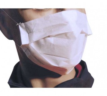 Masque hygiene respiratoire jetable - 2 plis