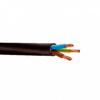 Cable rigide RO2V 3G6 noir avec V/J T