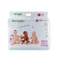 Change complets écologiques jetables enfant MARMAILLES PLUS 8/12 kg