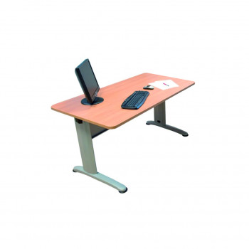 Bureau droit Off Concept L120 - noyer