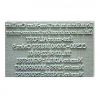 Plaque caoutchouc 8 lignes