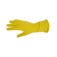 Paire gant menage jaune latex