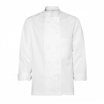 Veste de cuisine mixte a manches longues