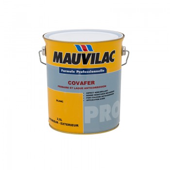 Peinture laquée antirouille et finition Covafer ton pastel 2.5L