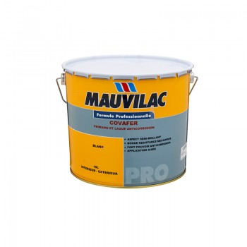 Peinture laquée antirouille et finition Covafer ton vif 10LT