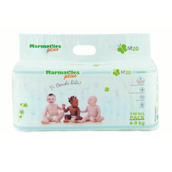 Changes complets écologiques jetables enfant 4/9 kg - Marmaille +