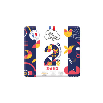 Changes complets écologiques jetables enfant 3/6 kg - Nid d'ange
