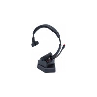 Casque audio avec micro sans fil bluetooth monaural + socle usb-a