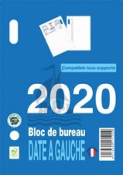 Bloc éphéméride date à gauche 2022