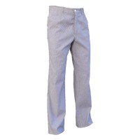 Pantalon cuisinier elastique coton pied poule