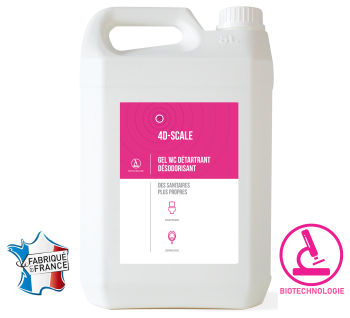 Gel WC détartrant désinfectant désodorisant 4D-Scale - 5L