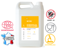 Nettoyant désinfectant de surfaces alimentaires Nat'Food - 5L