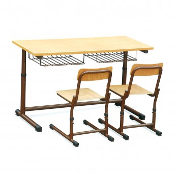 Table scolaire monoplace réglable 70 x 50 cm