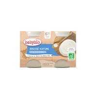 Pot brassé nature Babybio - 12 pots 130g