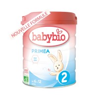 Lait infantile 2ème âge Babybio Primea - 6 boites 800g