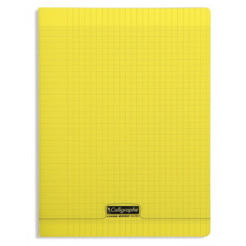 Cahier polypro 24x32 grands carreaux - 96P