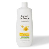 Gel douche essential lait et miel  - 750 ml 