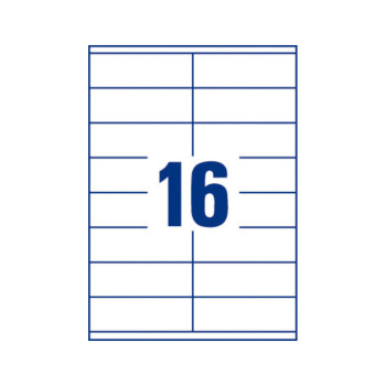 Boite de 1600 etiquettes 105x35
