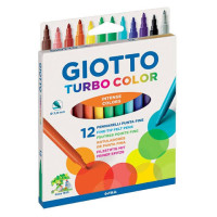 Etui de 12 feutres turbo color moyens giotto (f071900)