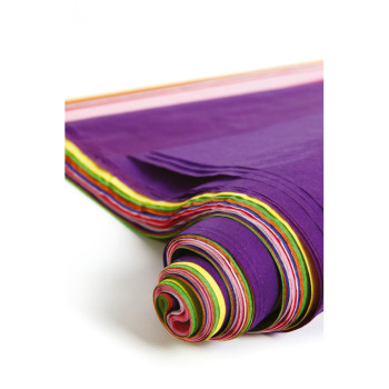 Paquet de 24 feuilles de papier soie 50x75 assorties