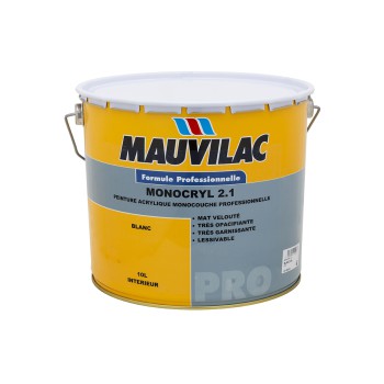 PeintureMonocryl 2.1 mat blanc cal 10lt