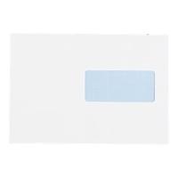 Boite de 500 enveloppes blanches 16x22 cm avec fenêtre 45x100